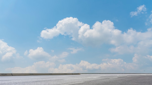 blue sky and clouds