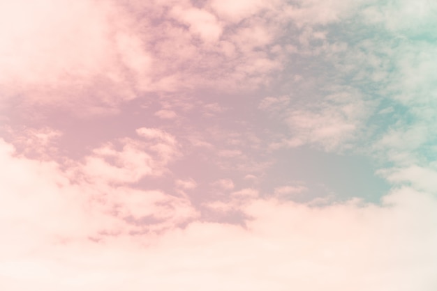 Free Photo blue sky with clouds background. vintage retro effect style pictures.