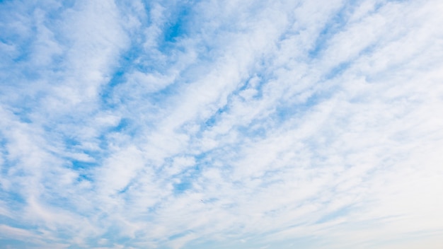 Blue sky with clouds