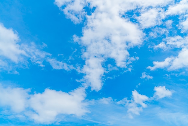 Blue sky with clouds