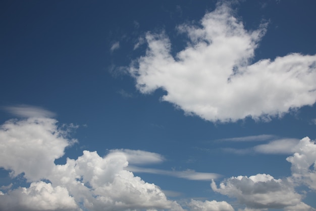 Blue sky with clouds