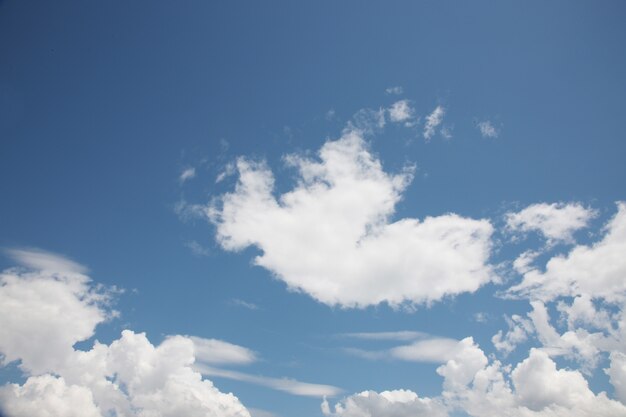 Blue sky with clouds