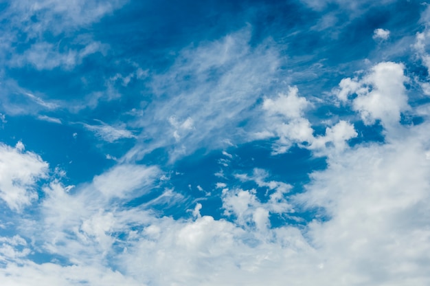 blue sky with clouds