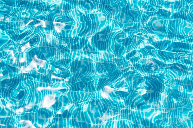 Blue swimming pool