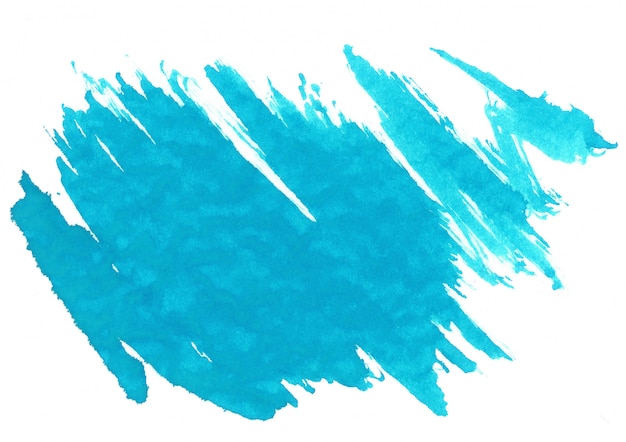 Free photo blue watercolor stain