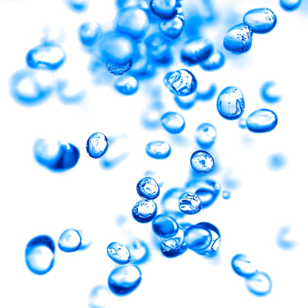 Blue waterdrops background