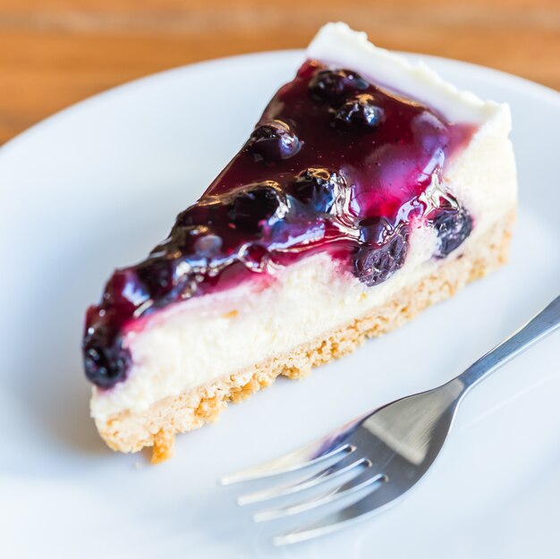 Blueberry cheese cake