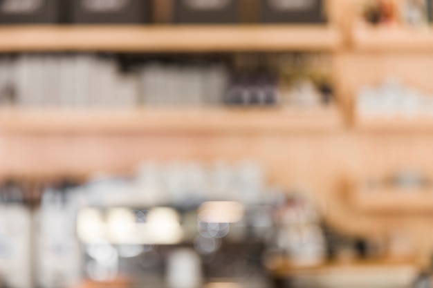 Free Photo blur coffee shop background