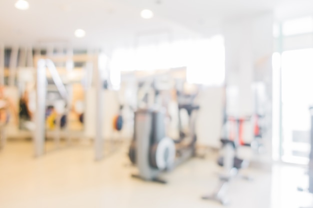 Free Photo blur gym and fitness