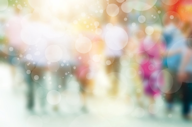 Free Photo blurred background with bokeh effect