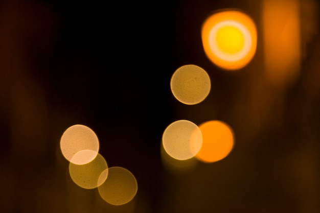 Free photo blurred city lights