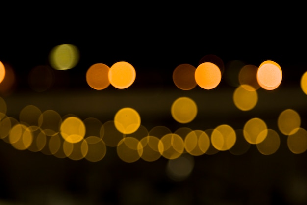 Free photo blurred city lights