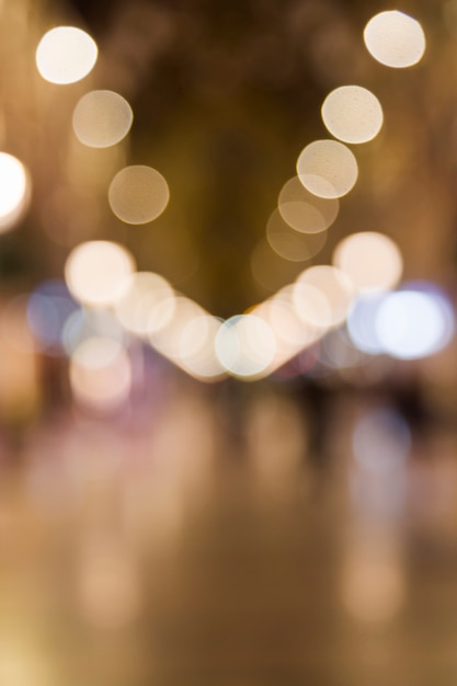 Free Photo blurred city lights