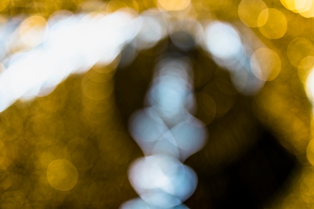 Free Photo blurred festive light decorations background