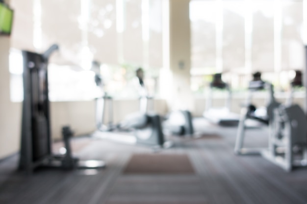 Free Photo blurred fitness center