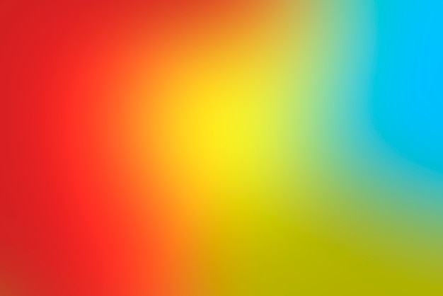 Blurred gradient abstract background with vivid primary colors