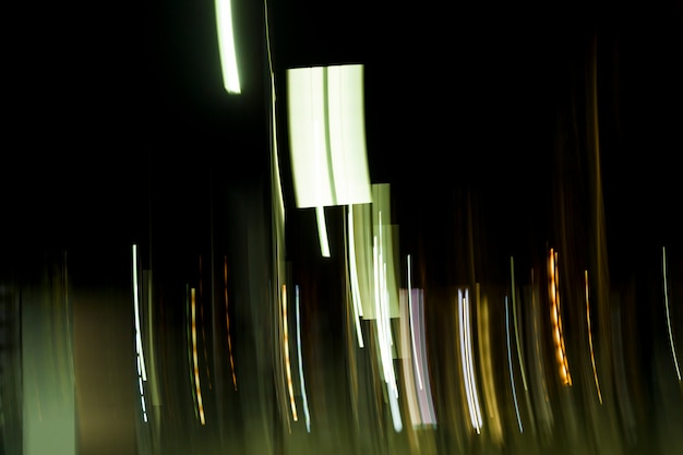 Free photo blurred night lights