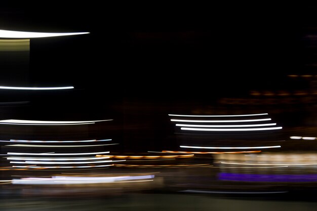 Blurred night lights