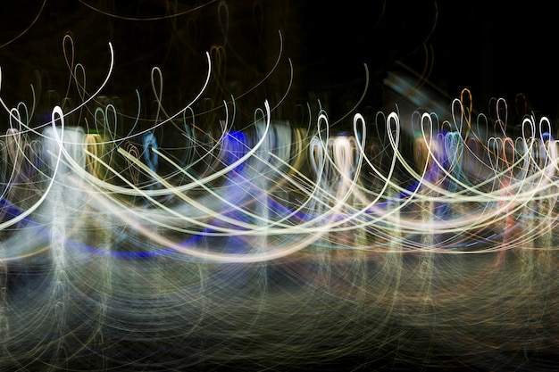 Blurred night lights