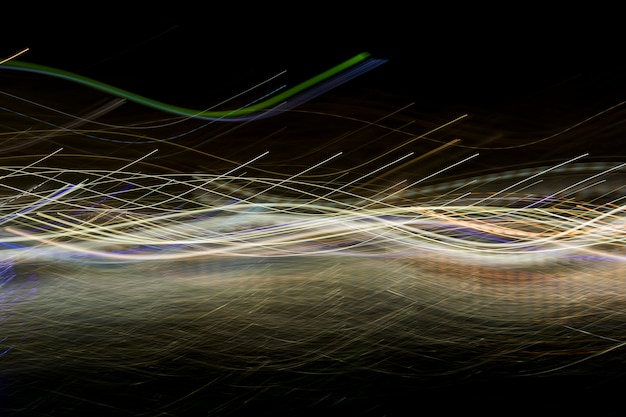 Blurred night lights