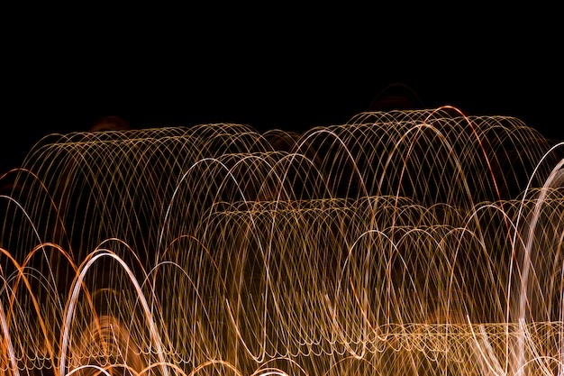 Free photo blurred night lights