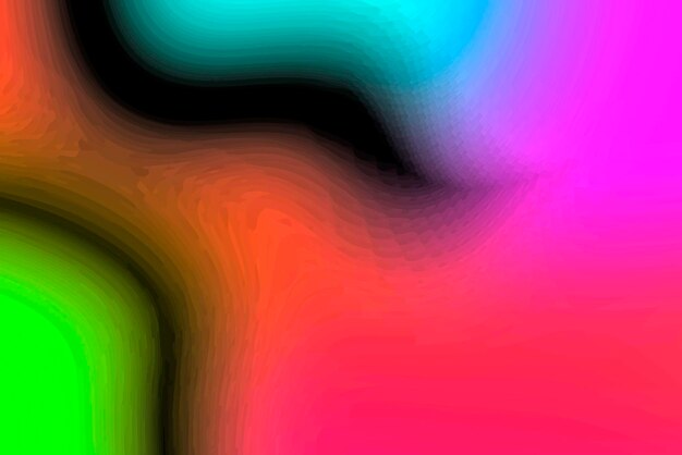 Blurred pop abstract background - Ink Outlines