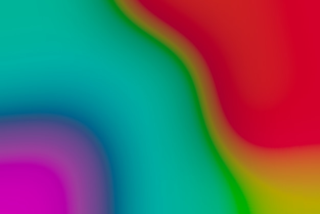 Free photo blurred pop abstract background with vivid primary colors