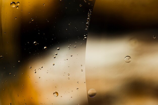 Blurred rainy background with dew