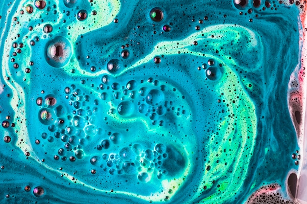 Body care bubble bath bomb background