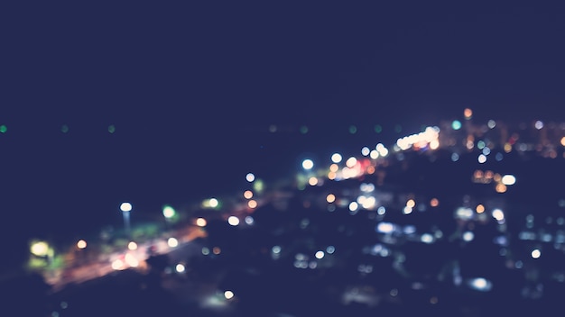 Free photo bokeh city light