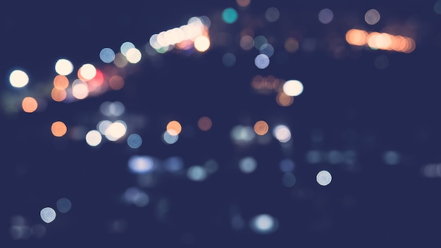 Free photo bokeh city light