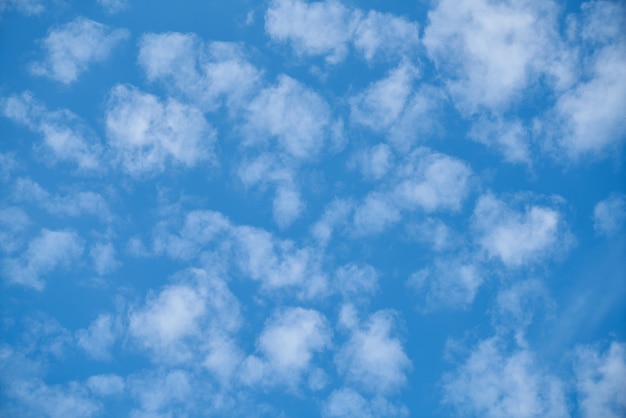 Bottom view of sky with clouds