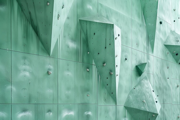 Bouldering wall background for rock climbing practice