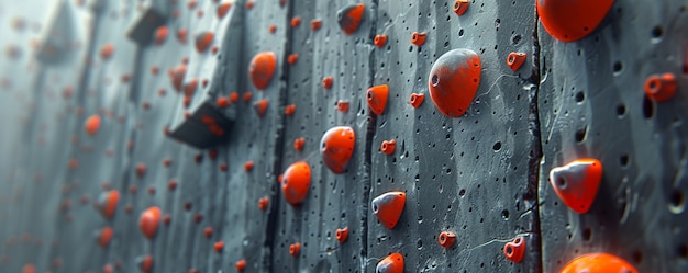 Bouldering wall background for rock climbing practice