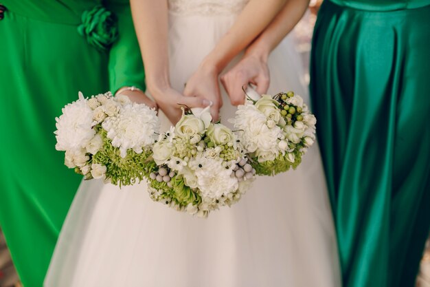 Bouquets of flowers