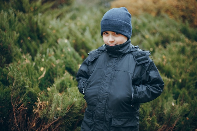 Free photo boy in park