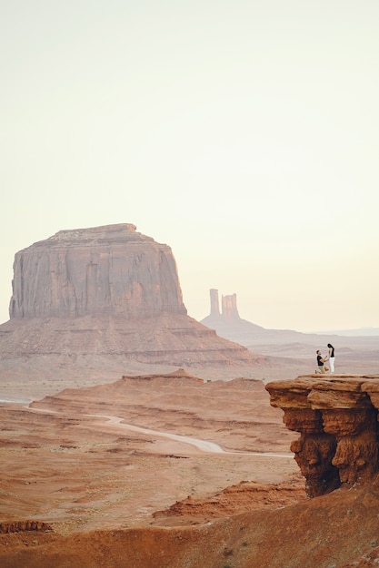 Free Photo boyfriend proposing to wife in arizona