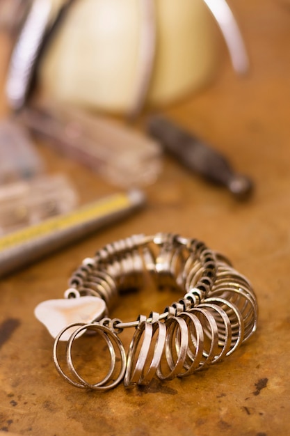 Bracelet filled with rings