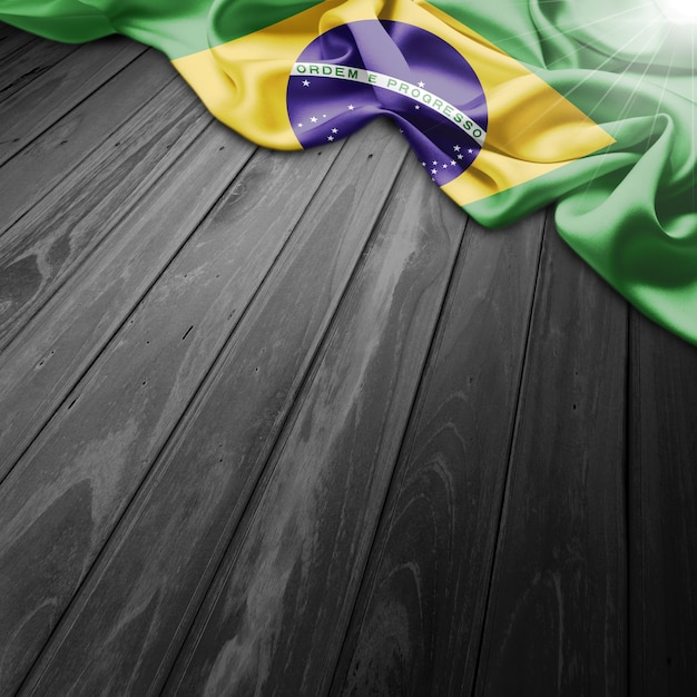 Free photo brazil flag background