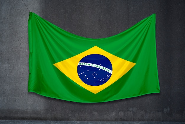 Brazilian flag composition