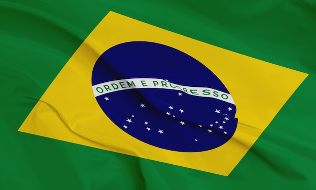 Brazilian flag composition