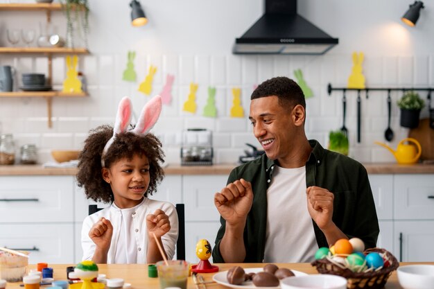 Brazilian people celebrating easter