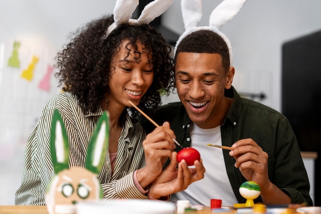 Brazilian people celebrating  easter