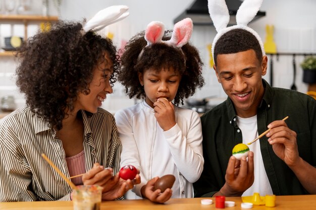 Brazilian people celebrating  easter