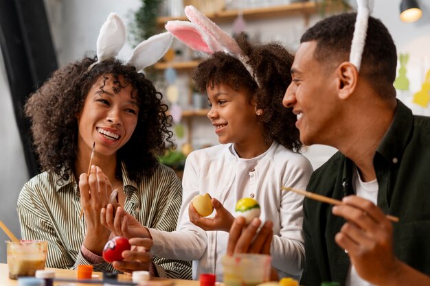 Brazilian people celebrating  easter