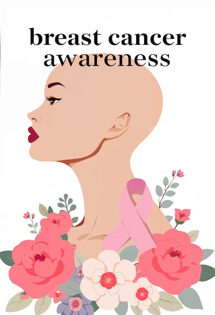 Free Photo breast cancer awareness illustration