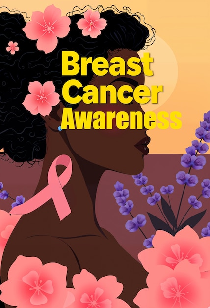 Free Photo breast cancer awareness illustration