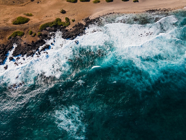 Breathtaking hawaii landscape with ocean