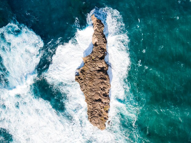 Breathtaking hawaii landscape with the sea