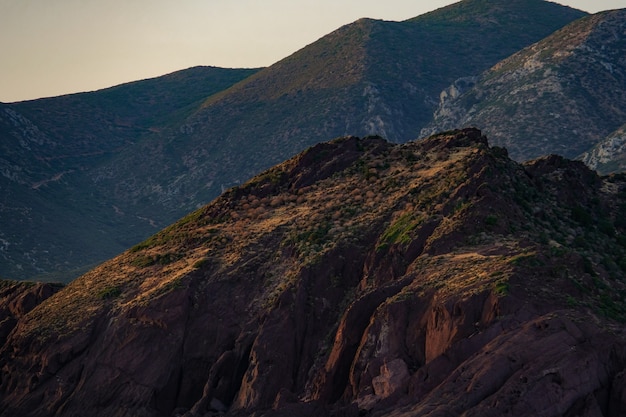 Free Photo breathtaking shot of beautiful rocky mountains